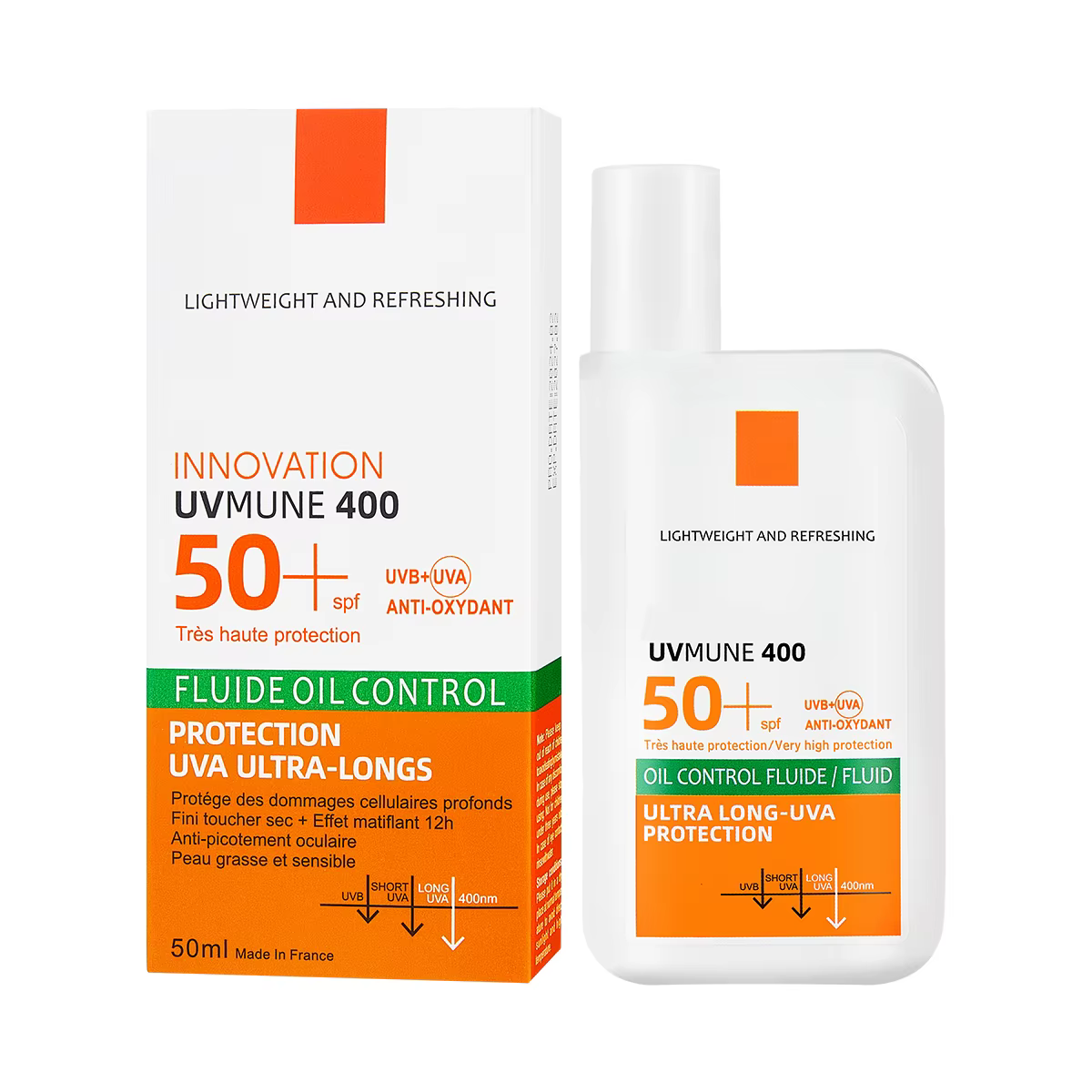 Crème solaire visage longue durée avec une protection UV élevée, rafraîchissante et hydratante, un p