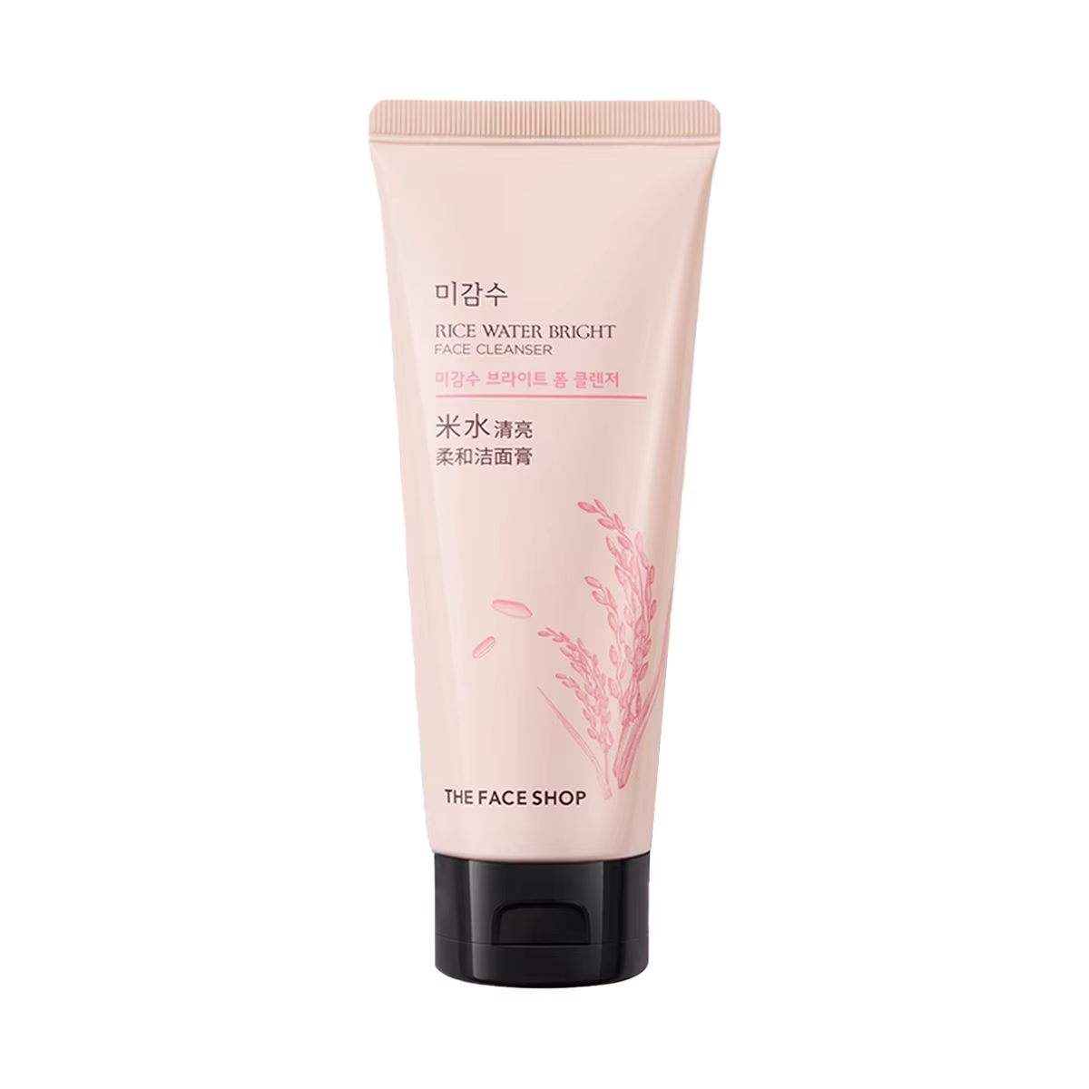 THE FACE SHOP Nettoyant visage à l'eau de riz 150g, Mousse luxueuse Nourrissant, hydratant, soins