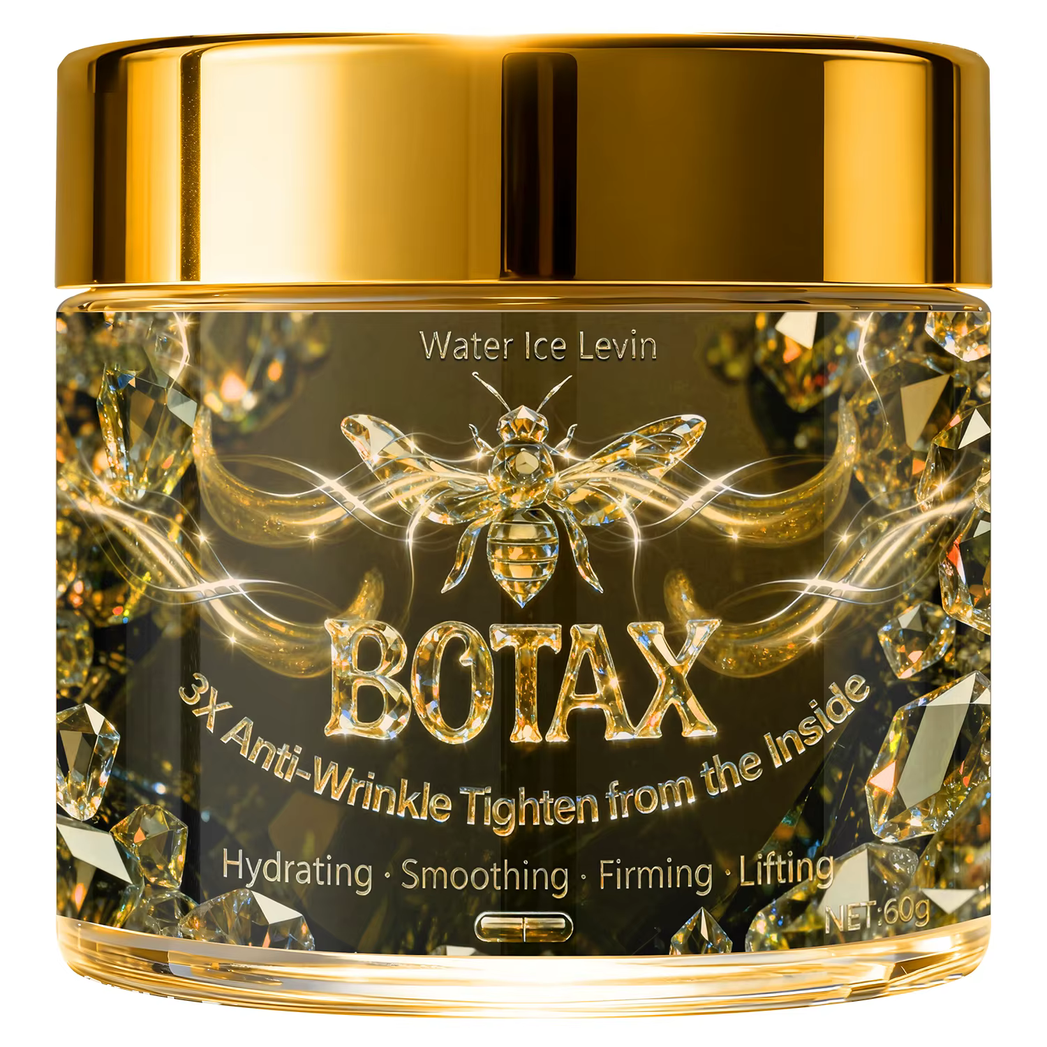 Crème anti-rides BOTAX 3X : Venin d'abeille/Rétinol, hydratante/lissante, raffermit et relève la pea