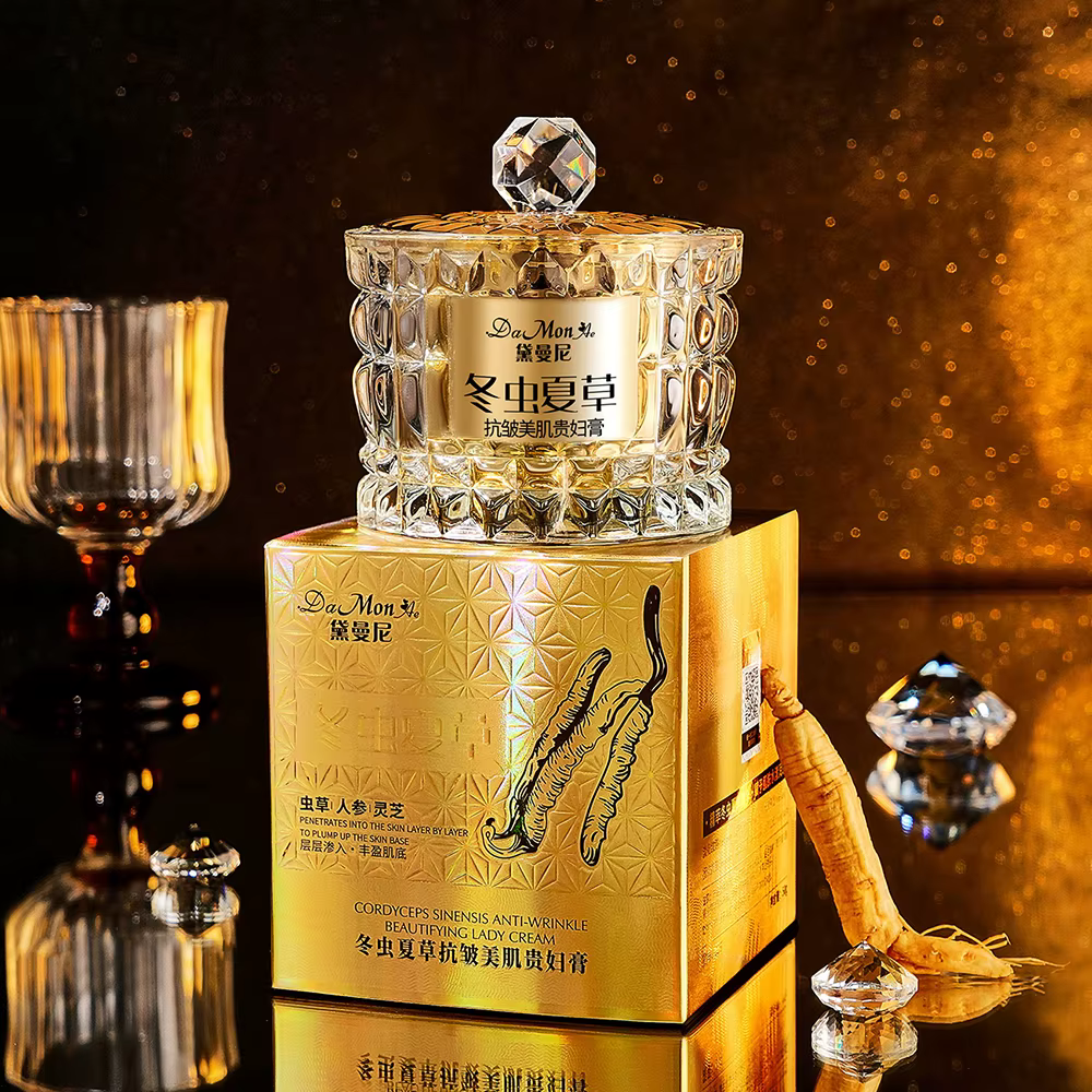 Salon de beauté Cordyceps Sinensis hydratant nourrissant luxe crème pour le visage hydratant visage 