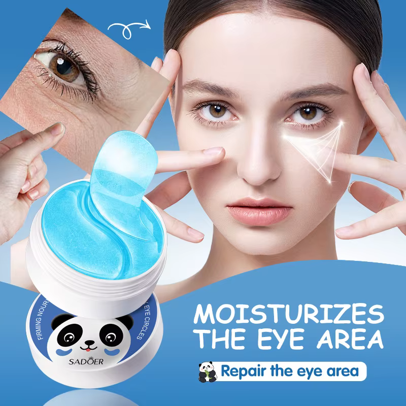 Masque pour les yeux hydratant, 60 pièces, concombre, myrtille, extrait de fruits, patchs pour les y
