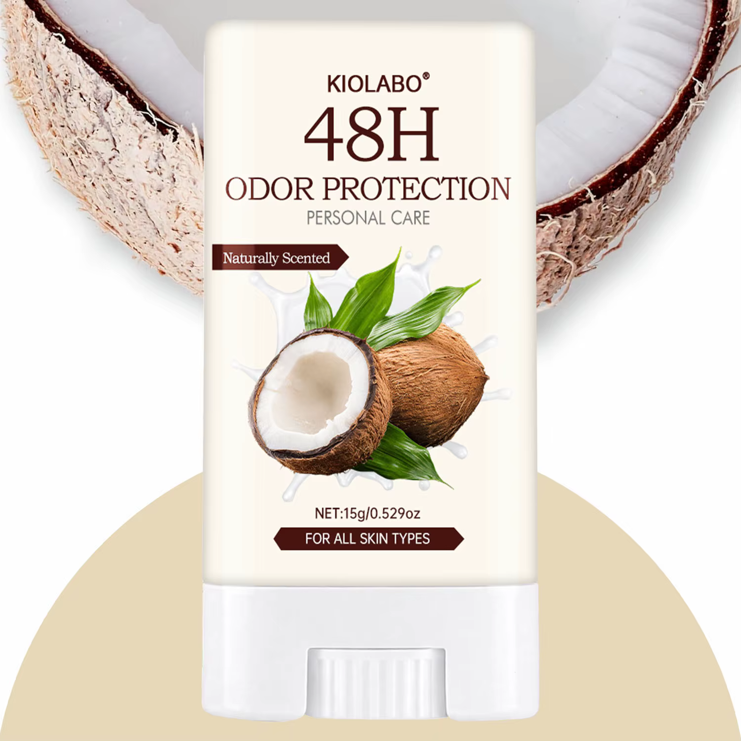 Crème déodorante sans aluminium 48 heures - Hydratation haute performance, non irritante, format por