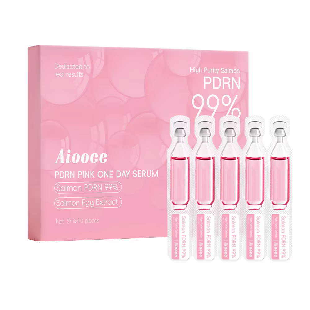 Kit de 10 ampoules de sérum PDRN ADN de saumon, booster cutané, sérum protéiné, essence à usage uniq