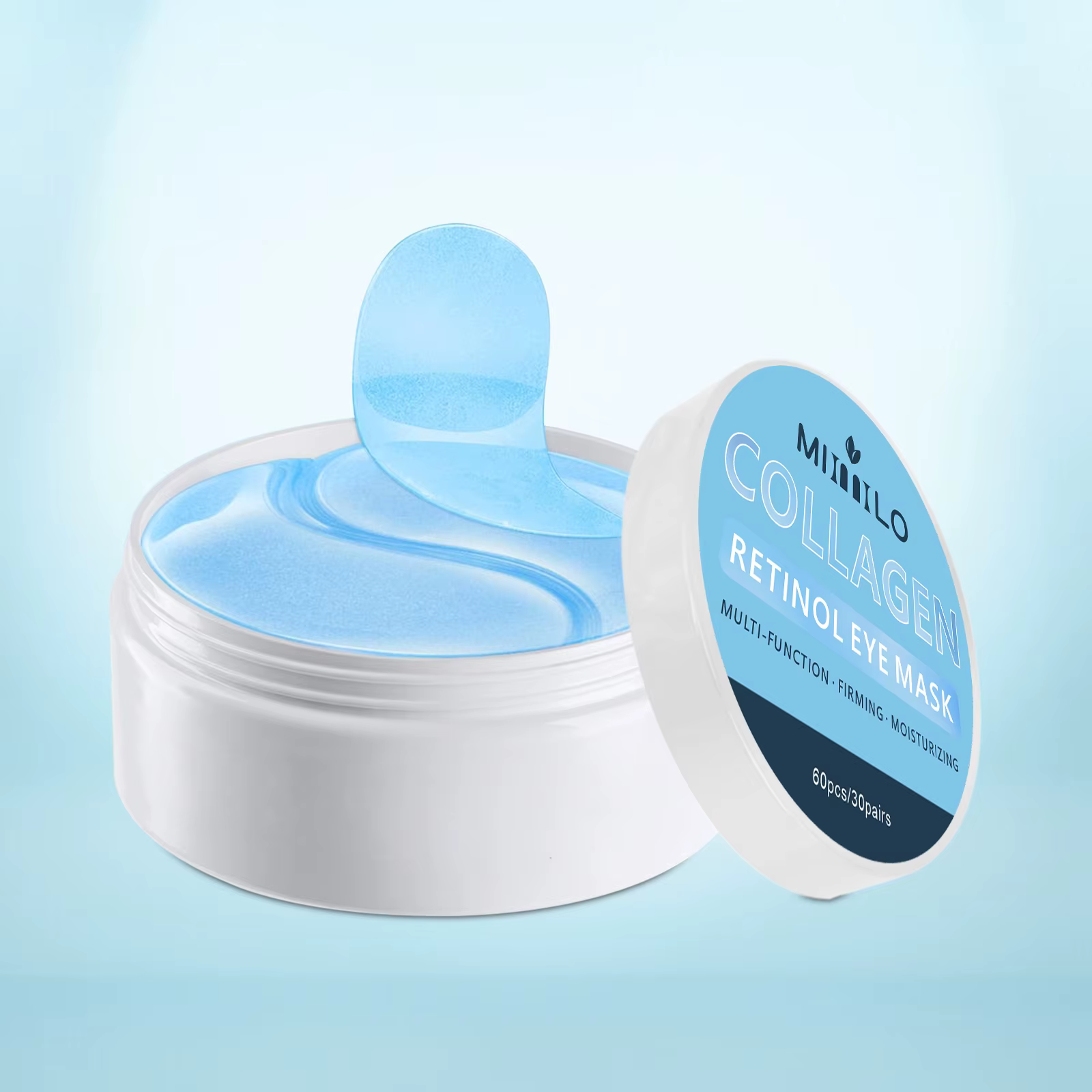 60 masques pour les yeux au collagène et au rétinol – Hydrate, Firms, Nutre, Lisse la peau, Convient