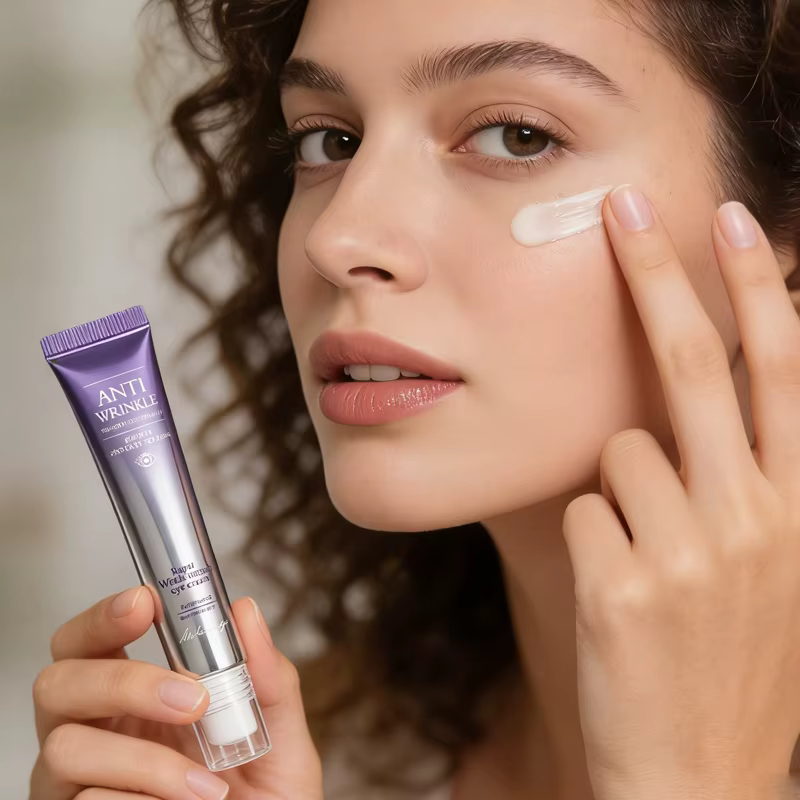 Crème hydratante pour les yeux, hydratante et retenant l'eau, raffermissant la peau des yeux, convie