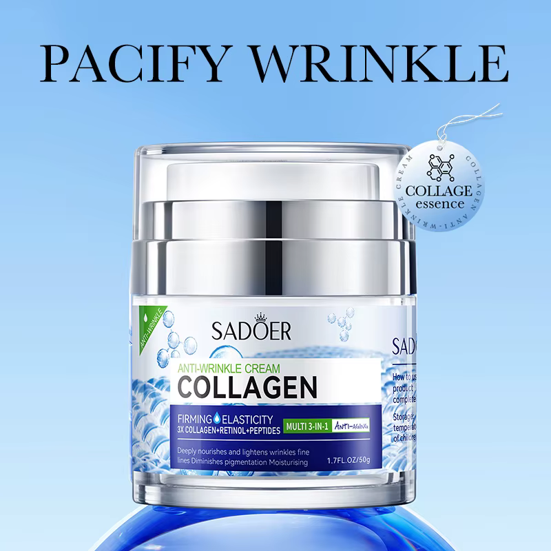 SADOER vitamine C collagène crème pour le visage Anti-rides hydratant blanchissant crème pour le vis