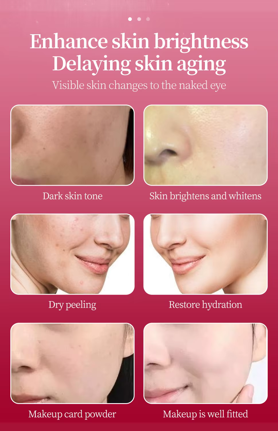 Sérum exfoliant au jet, nouvelle revive, hydrate, détox, CO2, Anti-vieillissement, acide hyaluroniqu