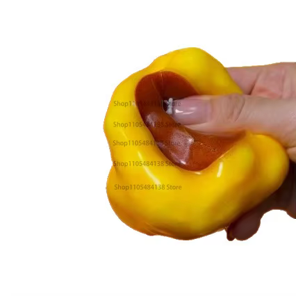 Boules de pudding au caramel, bonbons, boules de pudding au caramel à presser, ASMR, sensoriel, soul