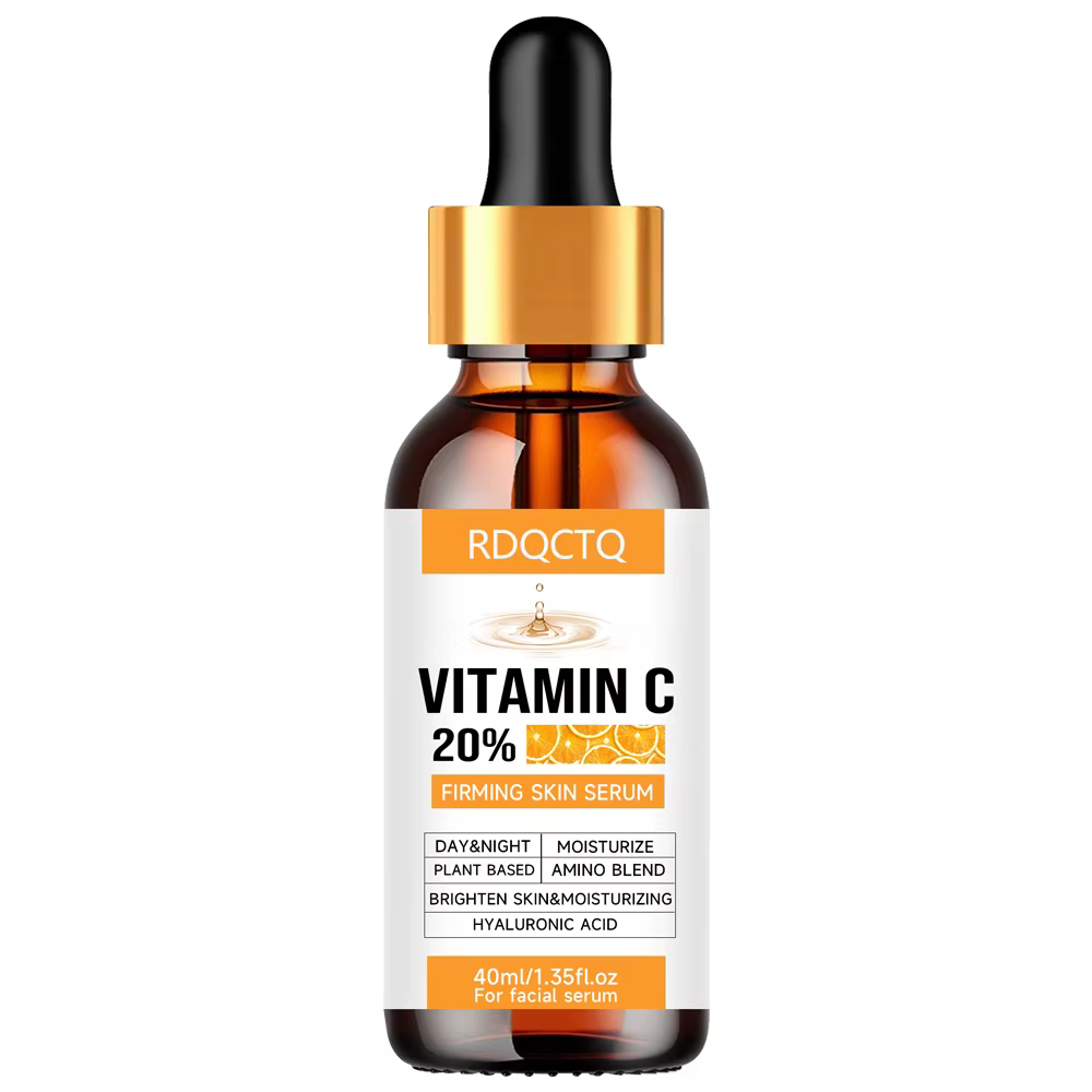 Essence cutanée raffermissante à la vitamine C : formule d'hydratation de jour et d'acides végétales