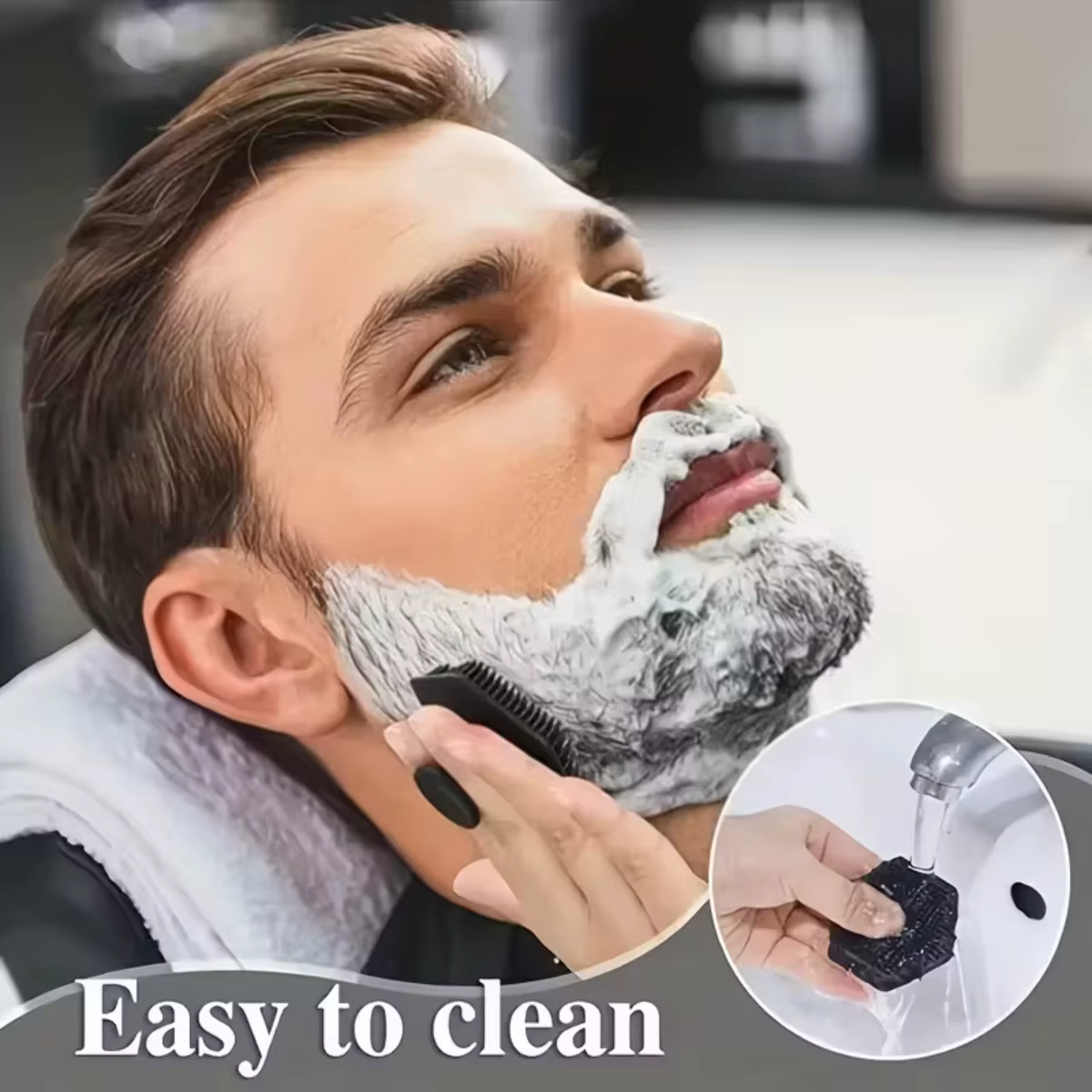 Ensemble de 4 brosses exfoliantes douces en Silicone pour le visage, douche douce, Massage et nettoy