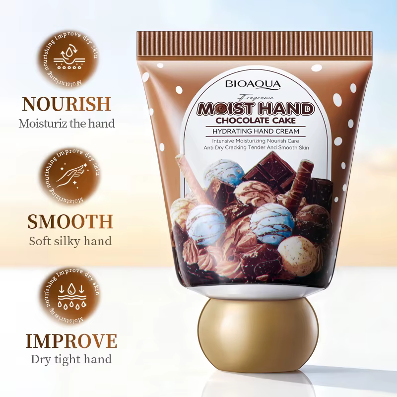 BIOAQUA crème pour les mains au chocolat hydratant nourrissant Anti-âge Anti-rides crèmes blanchissa