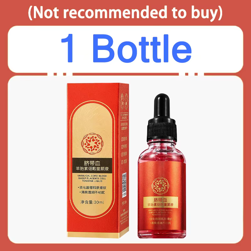Sérum de Placenta de sang de mouton de cordon ombilical de 30ml, sérum hydratant et délicat pour la