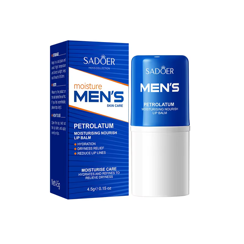 SADOER hommes ensembles de soins de la peau crème hydratante pour le visage masque Facial baume à lè