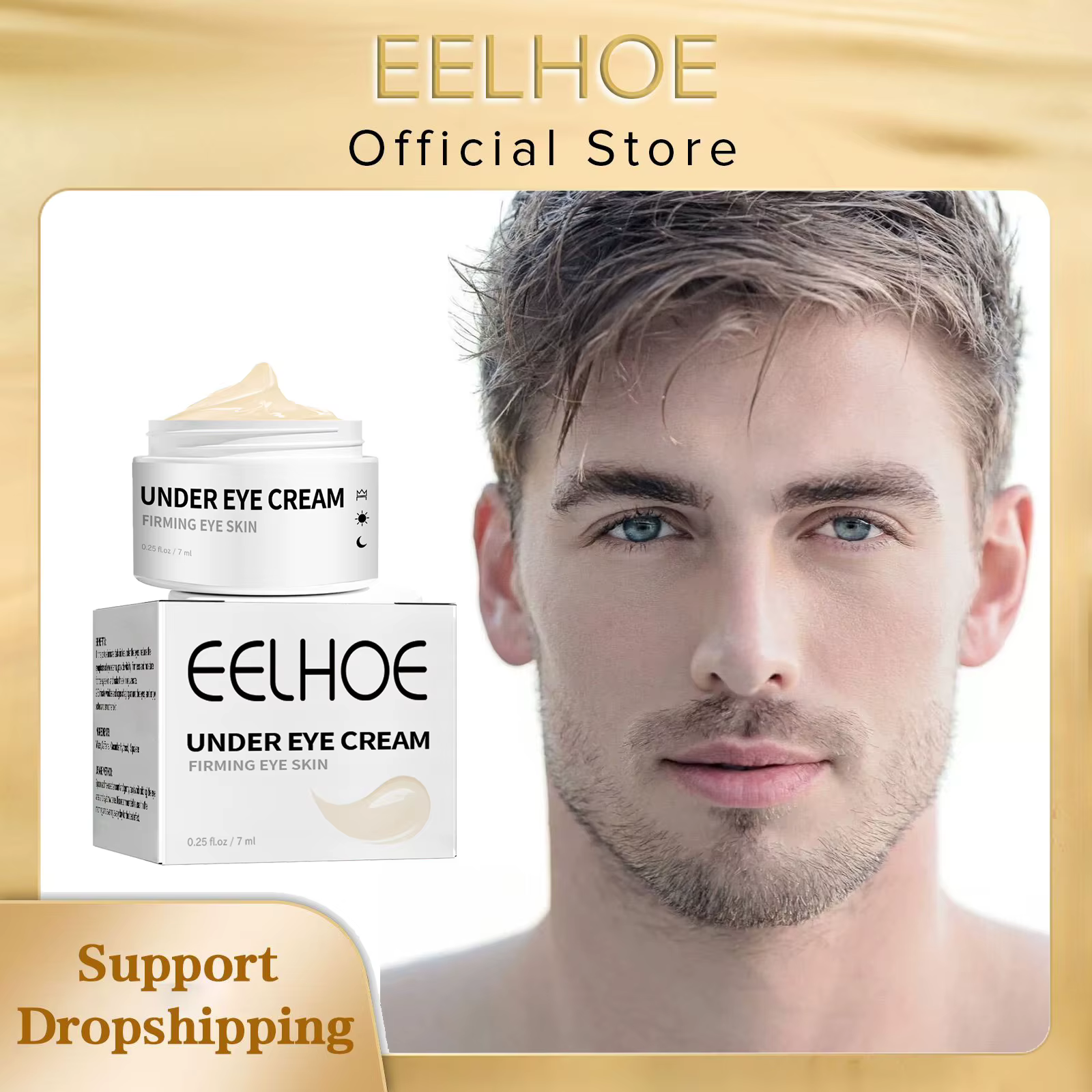 EELHOE crème Anti-âge pour les yeux hommes cernes gonflées traitements pour les yeux estompe les rid