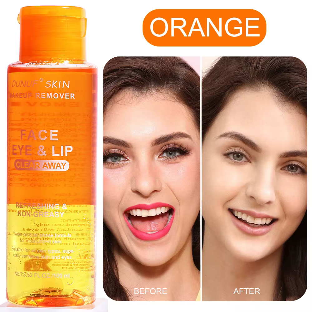 Huile nettoyante 3 en 1 pour le visage, les lèvres, démaquillant pour les yeux, peau sensible, hydra