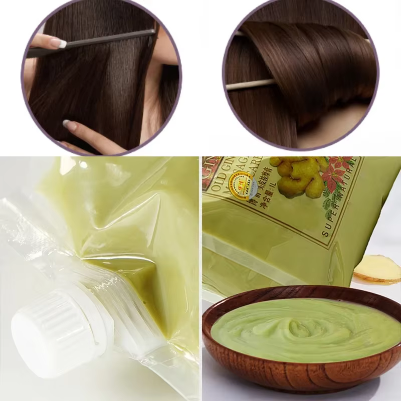 VideoHair-Crème de massage pour le cuir chevelu, masque capillaire, nourrissant en profondeur, élast