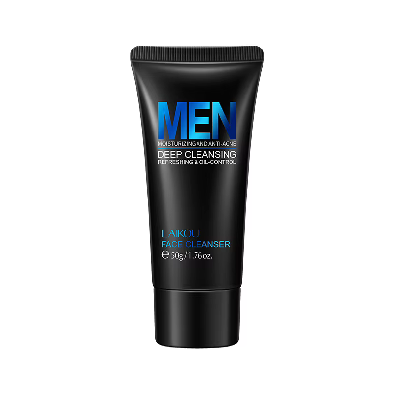 LAIKOU – nettoyant pour le visage pour hommes, 50g, nettoyage en profondeur, contrôle du sébum, anti