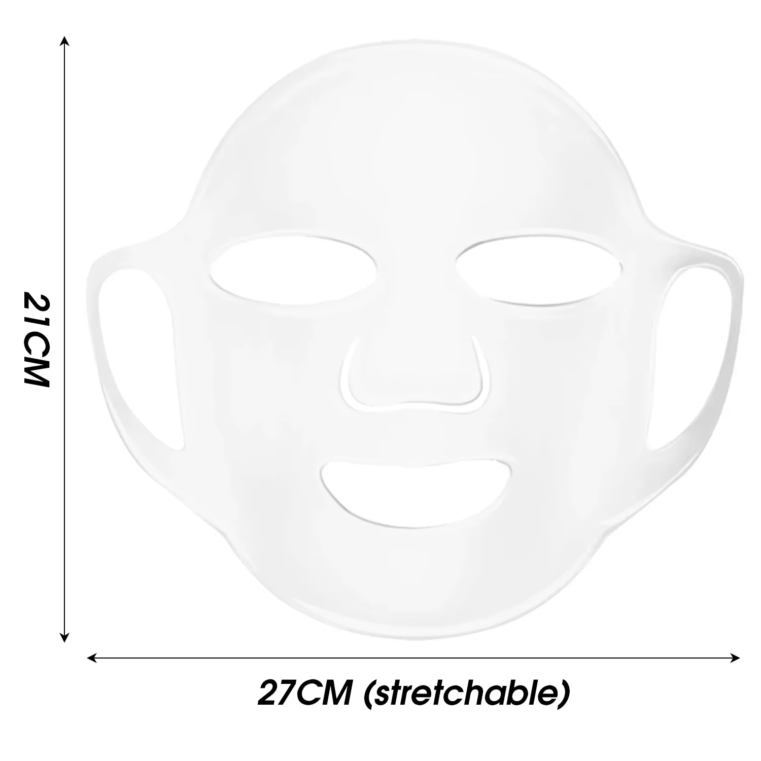 Couverture de masque en Silicone, outil de masque fixe 3D, masques suspendus pour le visage hydratan