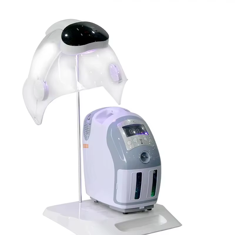 Machine faciale d'oxygène de haute qualité Spray hyperbare beauté O2derm masque Facial d'oxygène thé