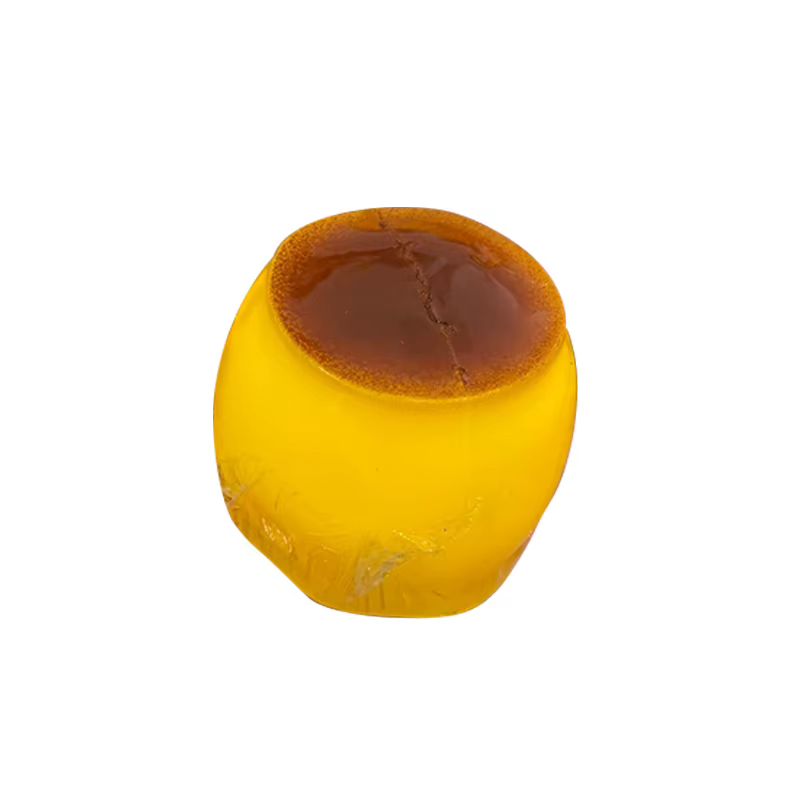 Balle de décompression souple à remontée lente en forme de pudding au caramel, réaliste, pour ASMR, 