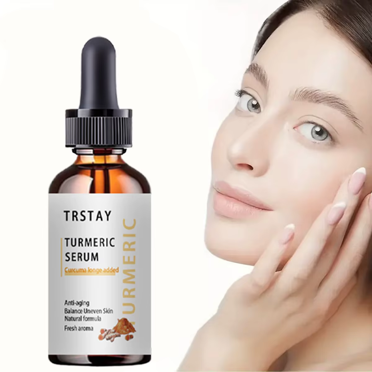 Sérum correcteur blanchissant au Melasma au curcuma, soin du visage, huile essentielle, élimination