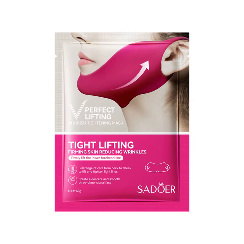 2/5 pièces masque de Lifting du visage en forme de V masque Nano-hydrogel suspendu à l'oreille femme