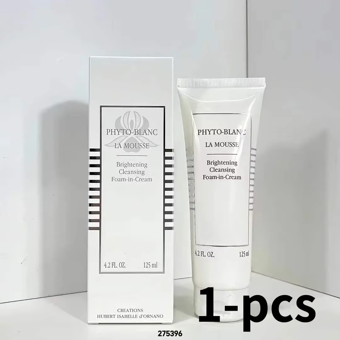 PHYTO-BLANC LA MOUSSE Mousse Nettoyante Éclaircissante en Crème 125ml parfumée