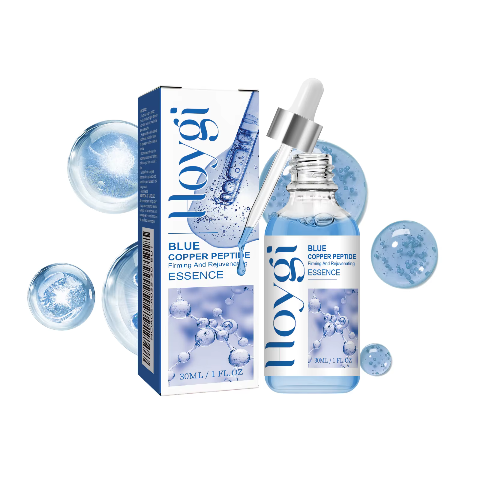 Hoygi – sérum raffermissant au Peptide de cuivre bleu, pour tous les Types de peau, réparation de co
