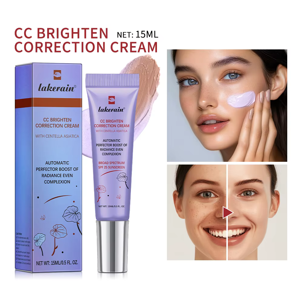 Crème correctrice CC 15ml, améliore le teint de la peau, fond de teint à couleur changeante, crème d