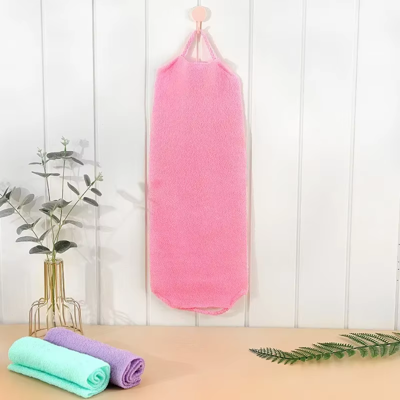 Lingette exfoliante pour la beauté de la peau, Gant de toilette japonais, Serviette de bain en nylon