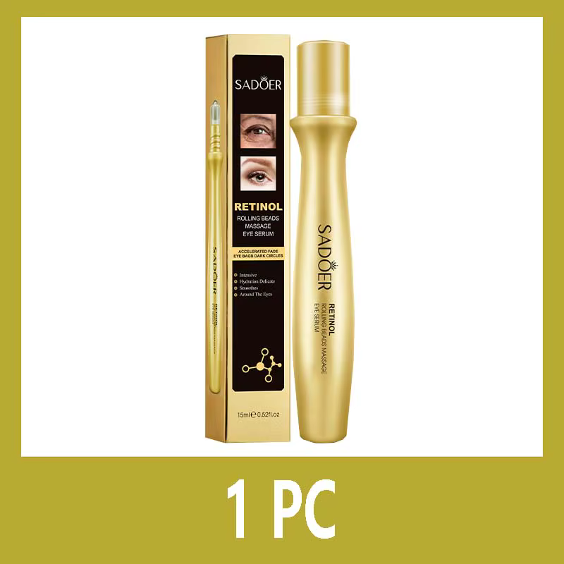 Or brillant rouleau pour les yeux crème pour les yeux hydratant sérum pour les yeux soin élimination
