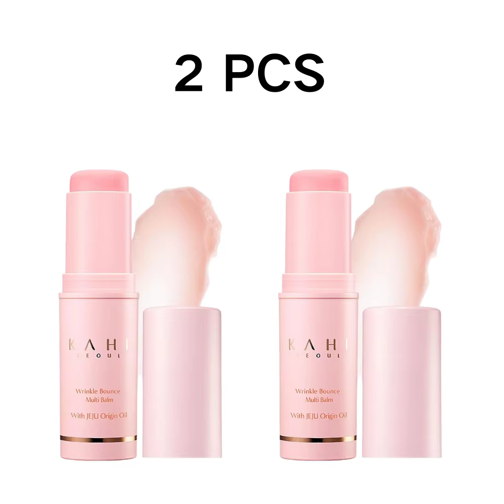 Spray facial anti-rides au collagène KAHI, bâton rose au collagène, baume rebondissant anti-rides, c
