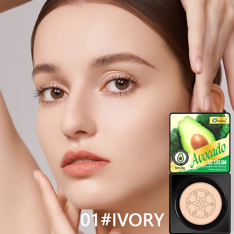 Avocat CC Cream - Crème CC légère et durable à couverture complète avec une brillance naturelle, ada