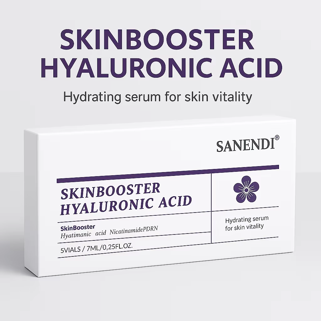 Sanendi peau BOOSTER acide hyaluronique Solution de problèmes de peau du visage hydratant hydratatio