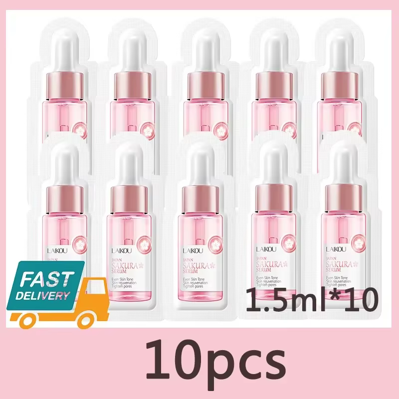 Sakura – sérum blanchissant pour le visage, Anti-âge, estompe les ridules, resserre les Pores, améli
