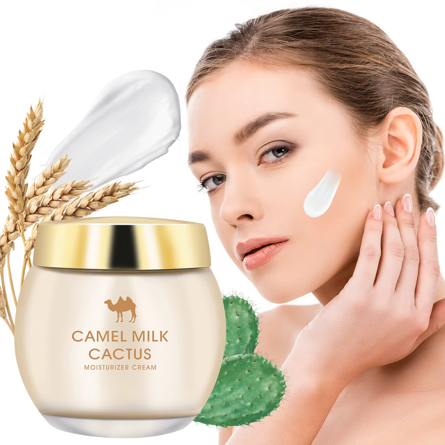 Crème Miracle hydratante au lait de chameau, 130g, raffermit et nourrit la peau, hydratant tout-en-u