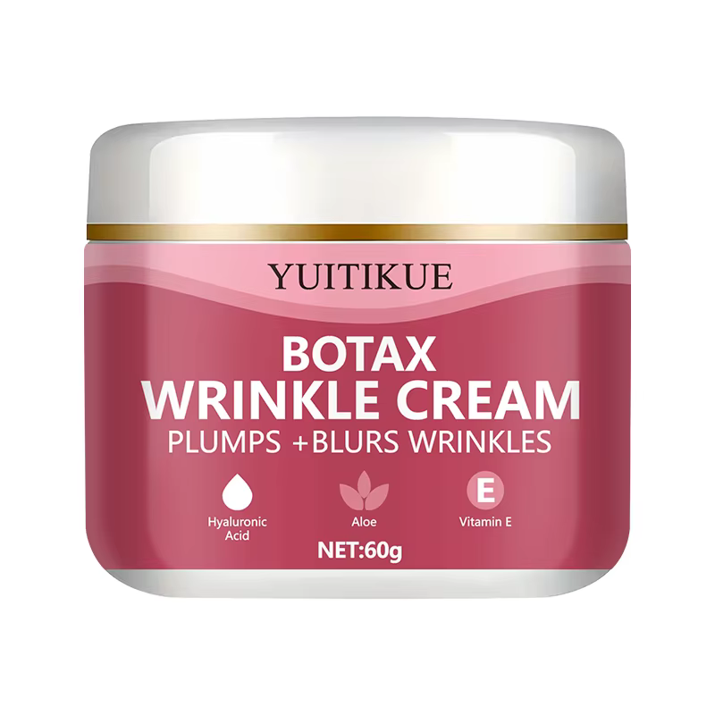 Crème anti-rides YUITIKUE BOTAX, repulpe et atténue les rides, avec acide hyaluronique, aloe vera, v