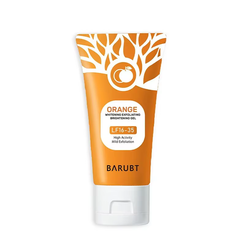 Gel exfoliant Orange pour le visage gommage corporel Gel nettoyant exfoliant hydratant pour le visag