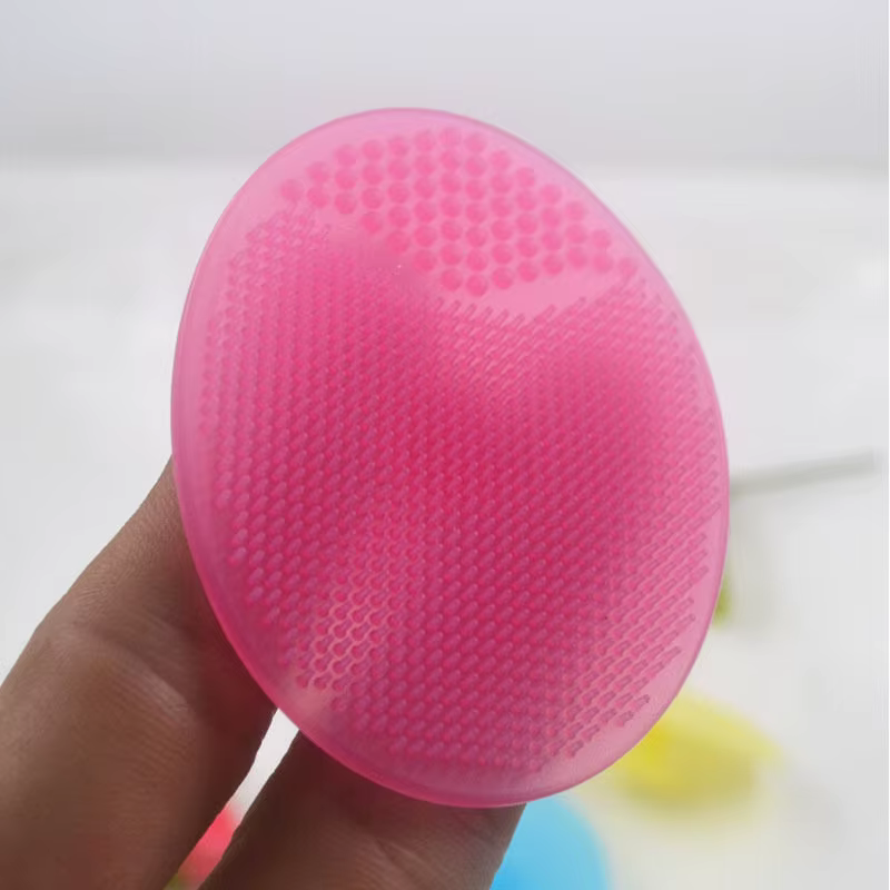Brosse nettoyante et exfoliante en plastique pour le lavage du visage,non électrique, à poils souple