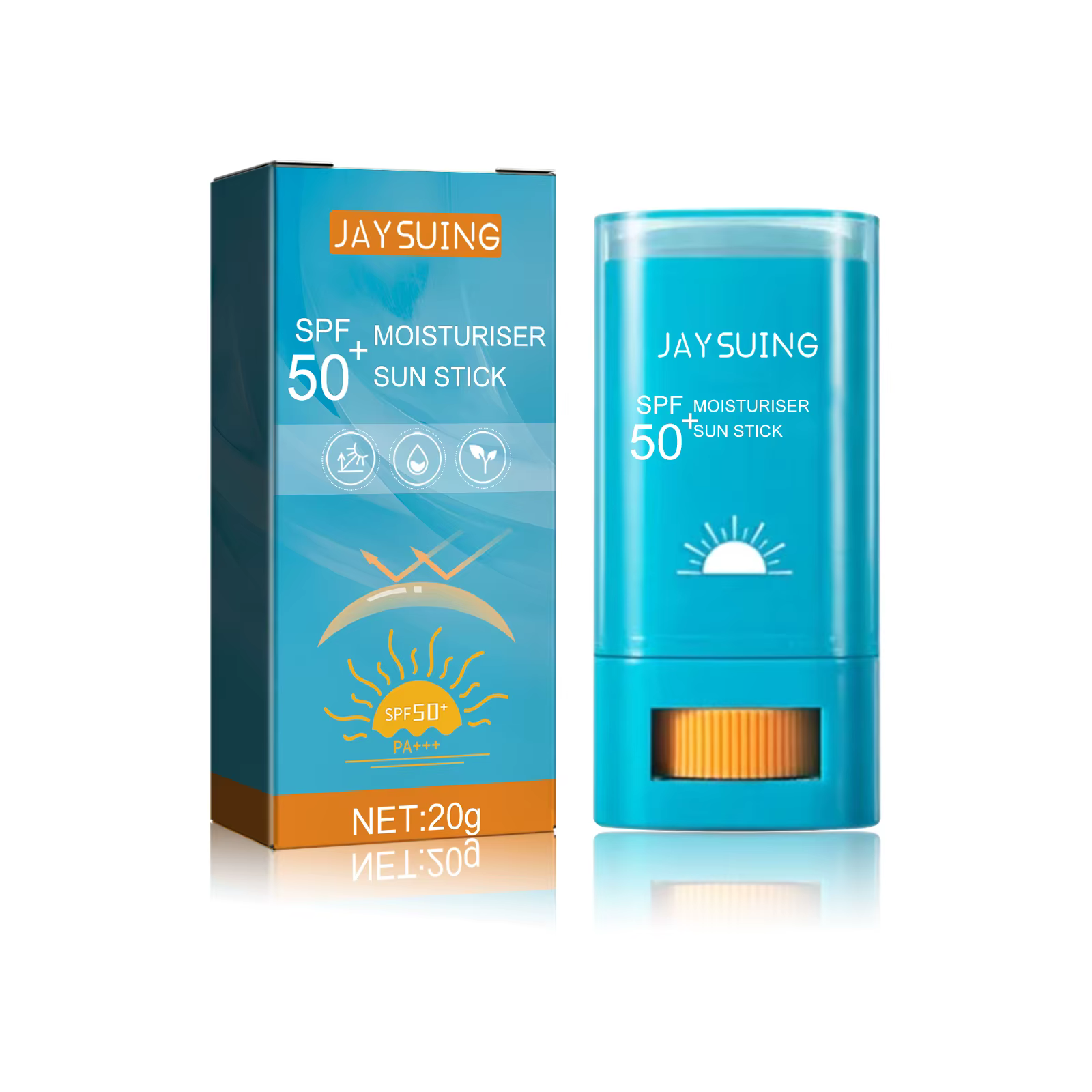 Crème solaire coréenne en stick SPF 50+, crème isolante légère, protection UV, antioxydante pour tou