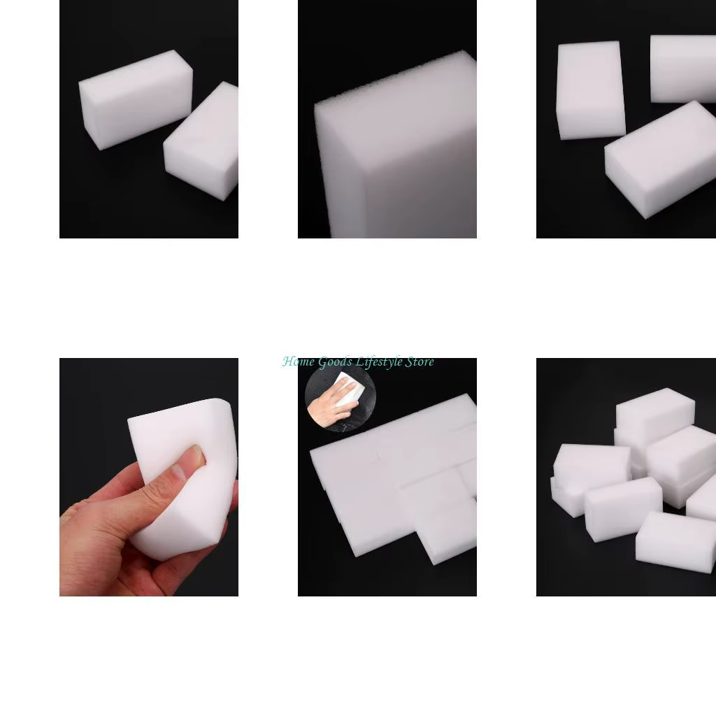 E74E 10 Pack Cleaning Sponges Eraser Eraser Multifonctionn Mélamine Sponge mousse mousse Sponges Net
