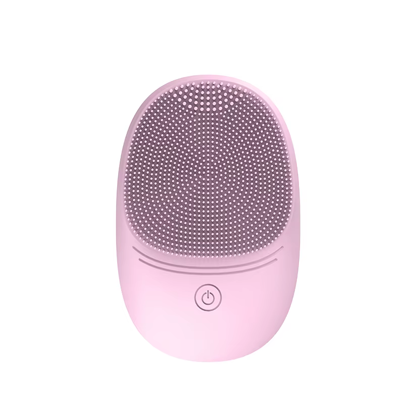 Nettoyant pour le visage électrique en silicone souple, brosse nettoyante, brosse nettoyante à vibra