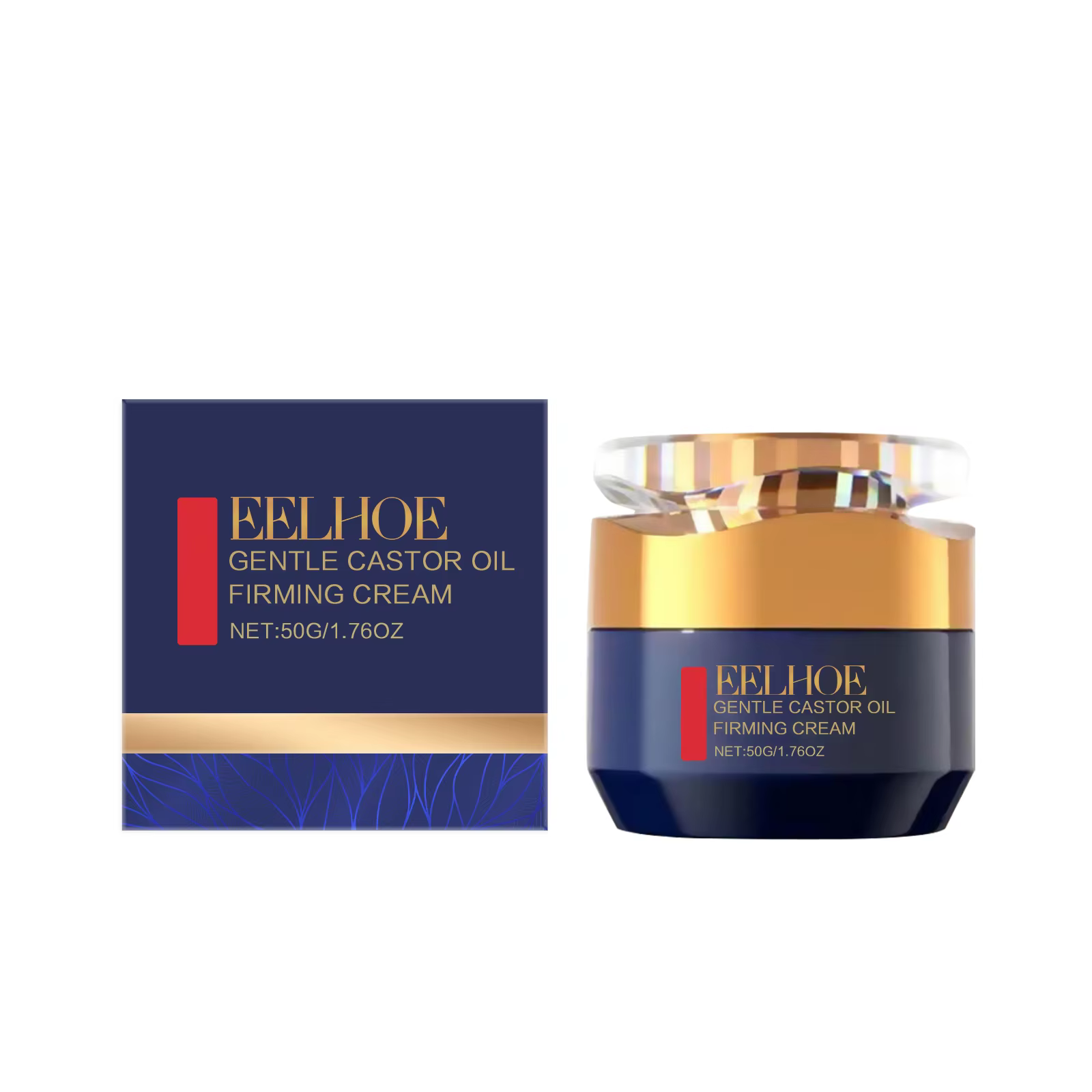 Crème raffermissante pour le visage, huile de ricin, estompe les ridules, améliore l'affaissement, f