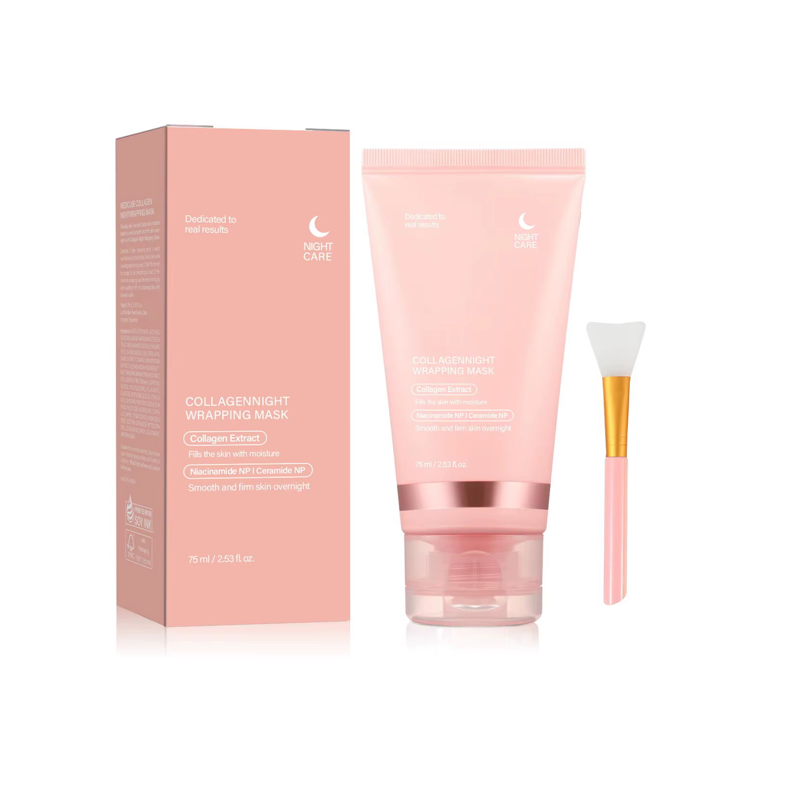 Masque Facial à décoller au collagène, hydrate en profondeur, soin de nuit, crème coréenne, masque d