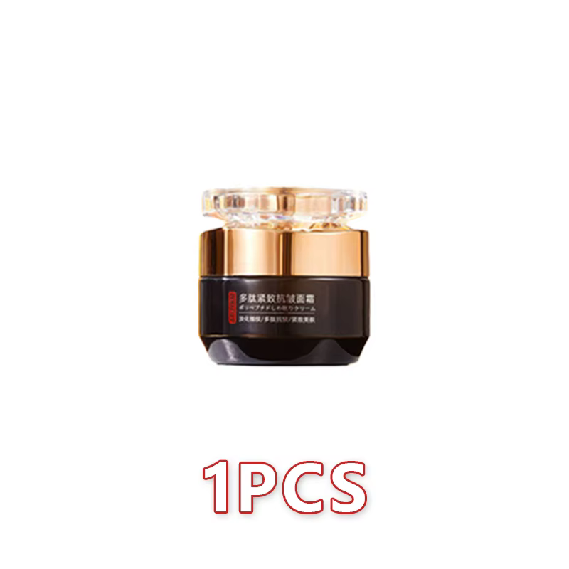 Crème raffermissante aux peptides Atténue les ridules Éclaircit le teint Hydrate Améliore la peau te