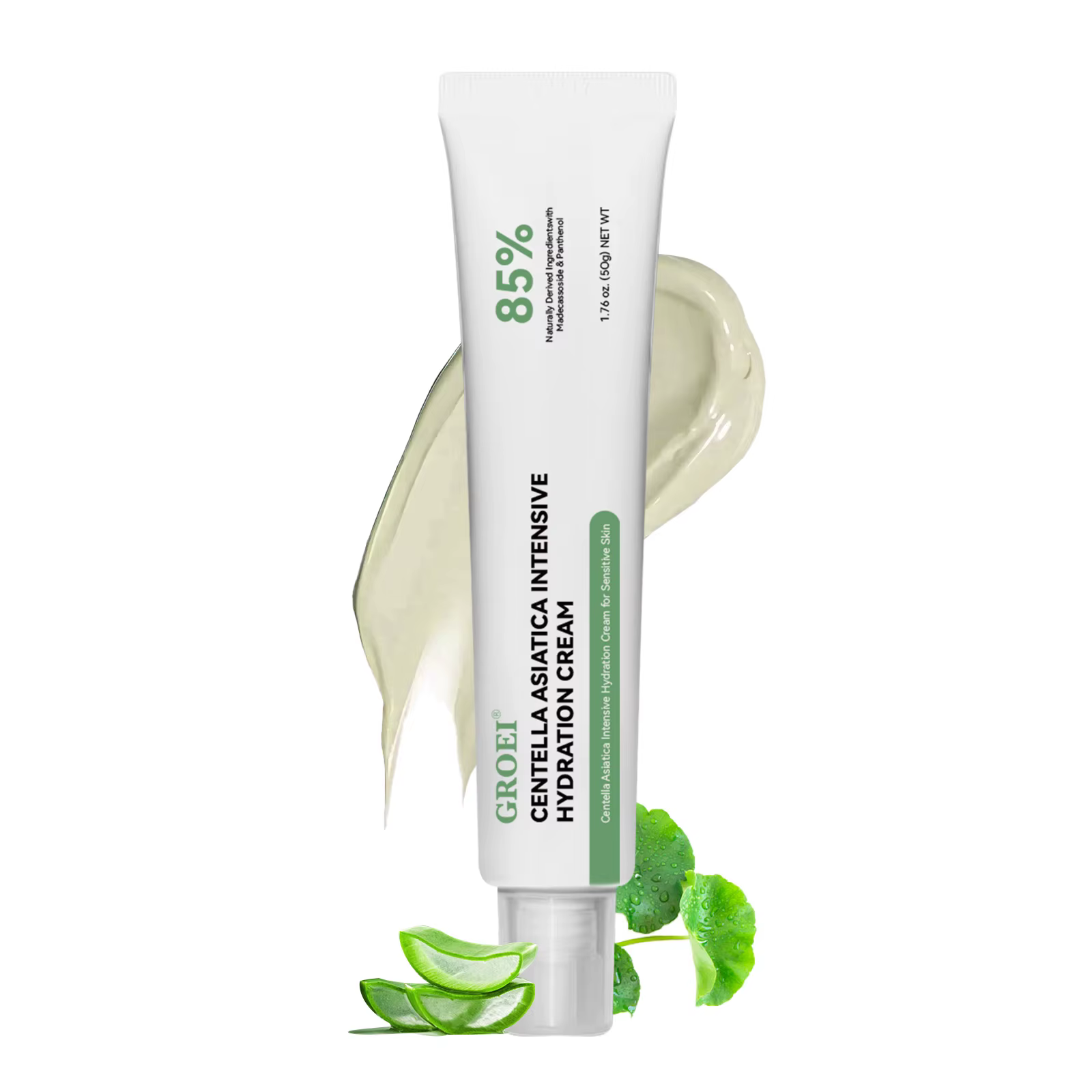 GROEI Centella Asiatica Crème hydratante intensive Sérum éclaircissant aux peptides Renforce la barr