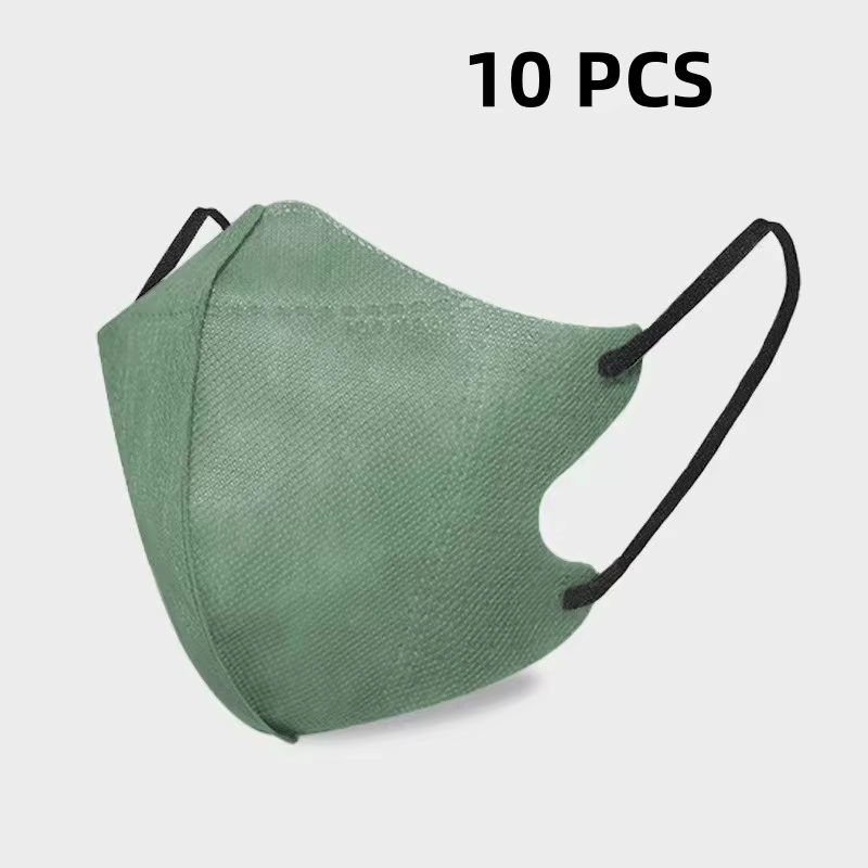 10/100 pièces masques de Protection 3D Protection efficace masques de Protection respirants à la mod
