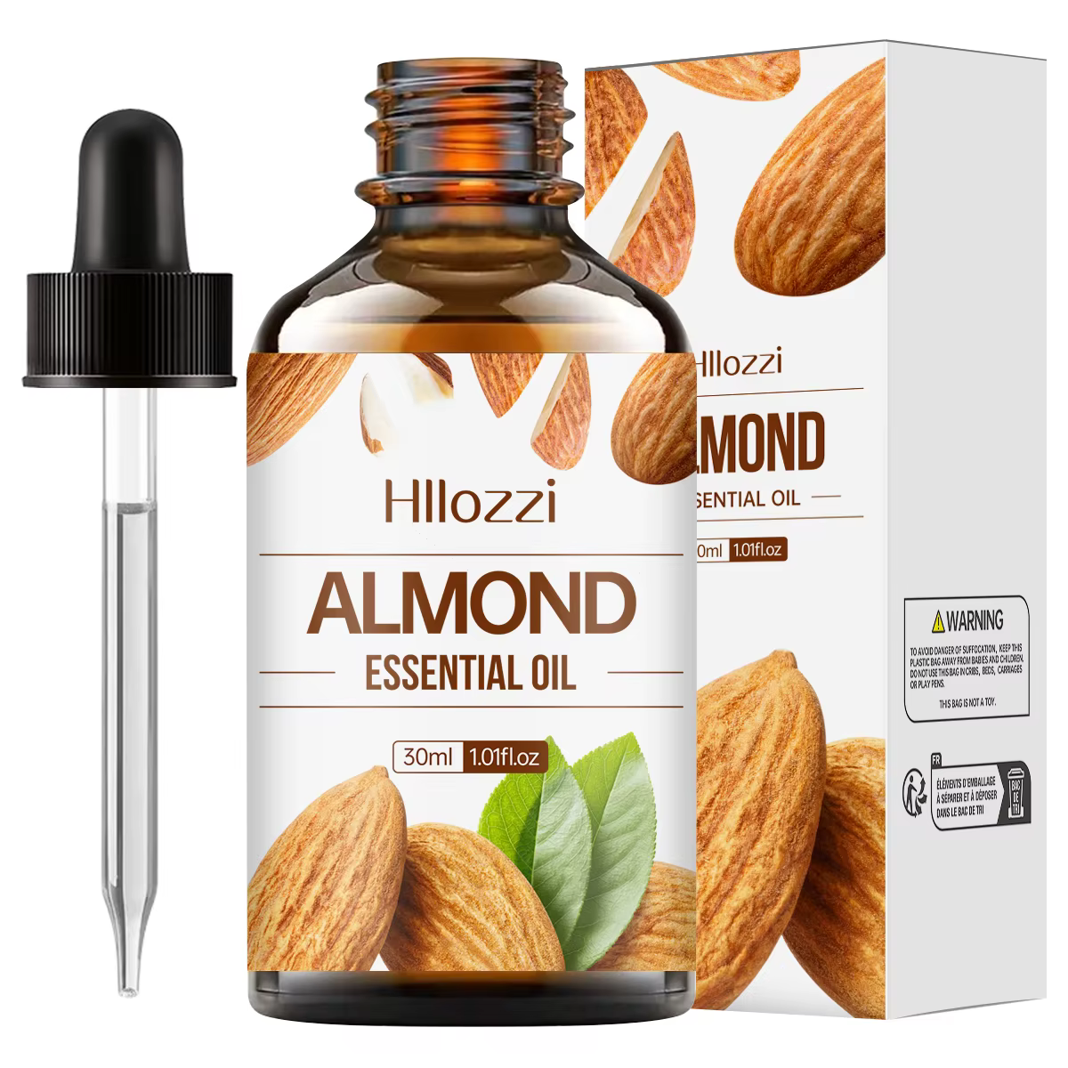 Huile essentielle d'amande 30ml, huile transporteuse, huile de soin, hydratante, aromathérapie, savo