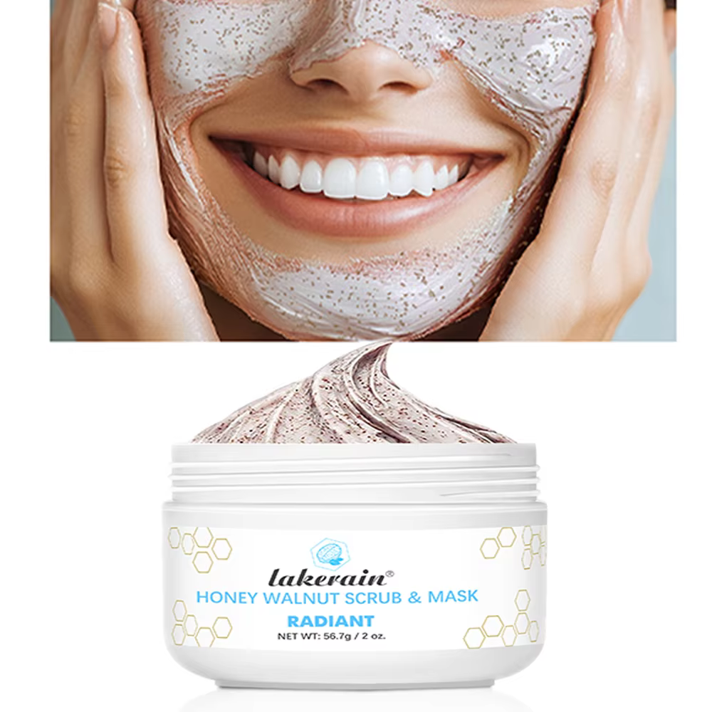 Gommage du visage et masque exfoliant pour le visage soin de la peau hydratant éclaircissant nourris