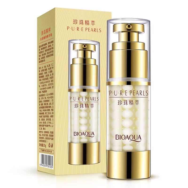 Pure Pearl-Essence de soins pour la peau du visage, crème raffermissante pour les yeux, hydratante e